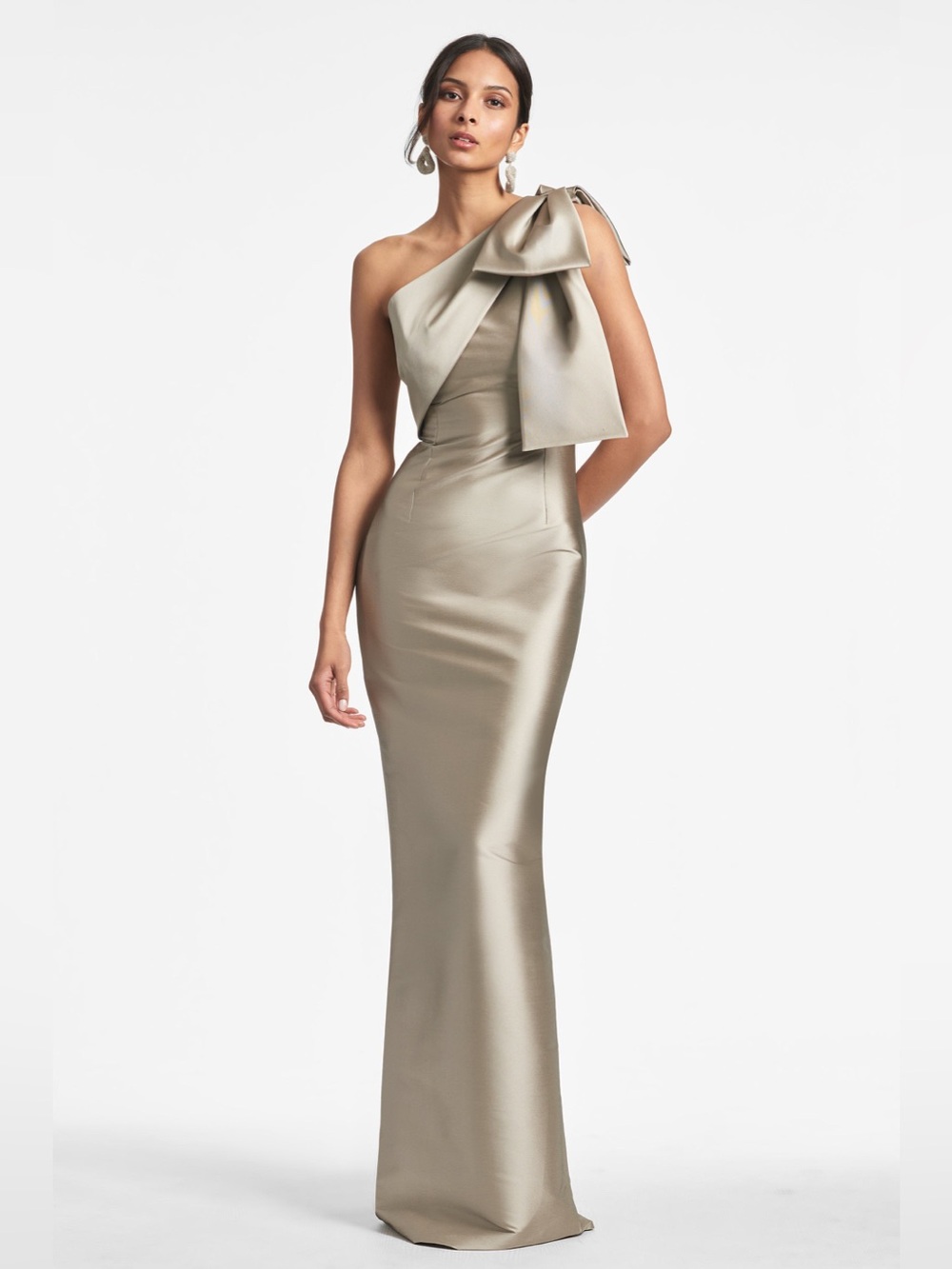NWT SACHIN & BABI Bonnie Gown in Pewter